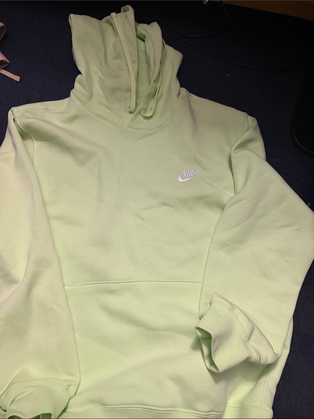 Nike Men's Light Mint Crewneck Hoodie